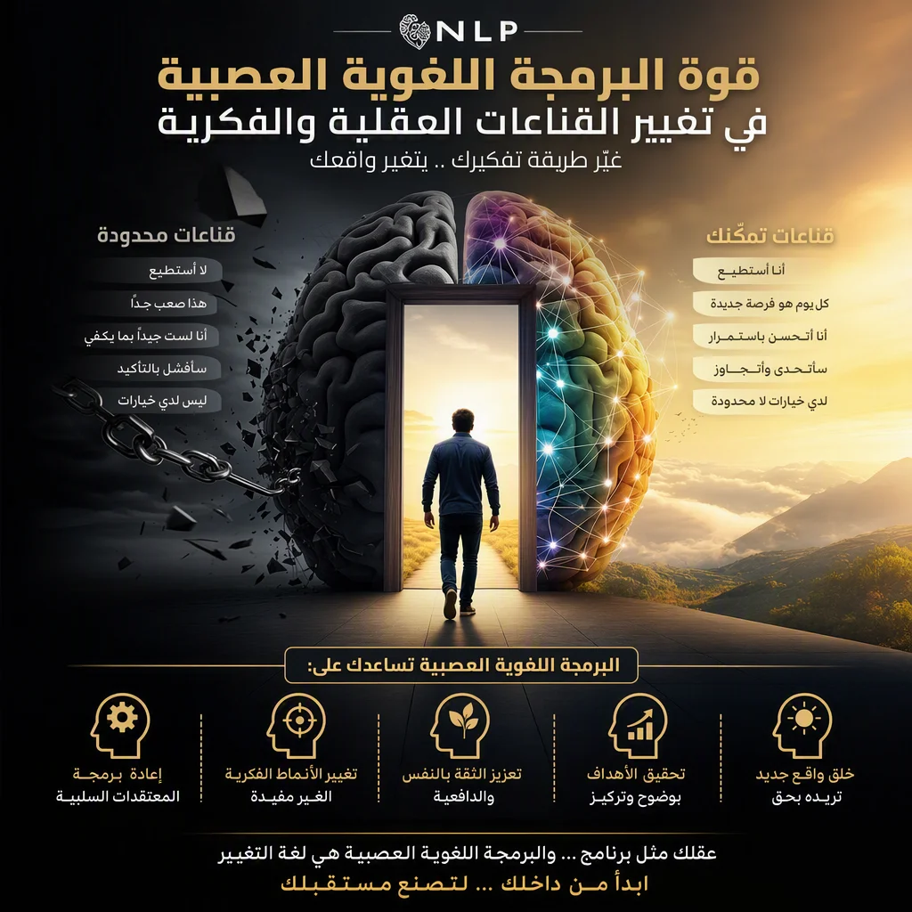 كيف تغير البرمجة اللغوية العصبية قناعاتك العقلية